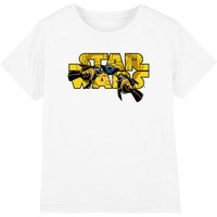 Star Wars Pod Racing Logo Kids T-Shirt, White | Size: 7-8 Years