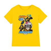 Star Wars Anakin Comic Pod Racing Poster Kids T-Shirt, Yellow | Size: 9-10 Years