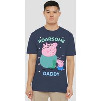 Peppa Pig Roarsome Daddy Pig T Shirt Heather