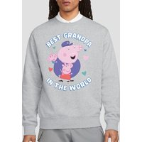 Peppa Pig Best Grandpa World Sweatshirt Heather Grey