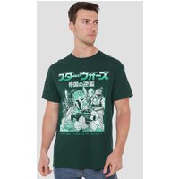 Manga Boba Fett Bounty Hunter T Shirt Bottle Green