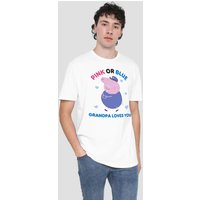 Peppa Pig Pink Or Blue Grandpa Pig Loves You T Shirt