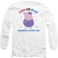 Peppa Pig Pink Or Blue Grandpa Pig Loves You Long Sleeve T Shirt
