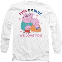 Peppa Pig Family Pink Or Blue We Love You Long Sleeve T Shirt