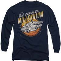 Dad One Millennium Vintage Long Sleeve T Shirt