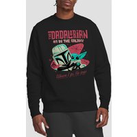 #1 Dad Retro Dadalorian Where I Go Sweatshirt