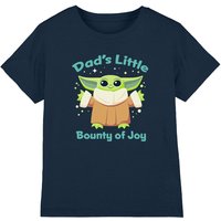 Star Wars Boy's Grogu Bounty Of Joy Boys T-Shirt, Navy | Size: 7-8 Years