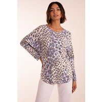 Coloured Leopard Jumper S M