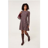 Multi Crew Neck Mini Dress