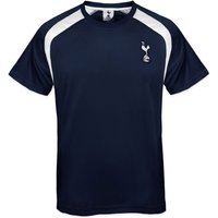 Tottenham Hotspur FC Boy's Kids Poly T-Shirt in Navy | Size: 10-11 Years