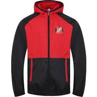 Sunderland AFC Boy's Kids Shower Jacket Windbreaker in Red | Size: 12-13 Years