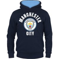 Manchester City FC Boy's Kids Hoodie in Navy | Size: 12-13 Years