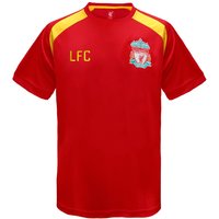 Liverpool FC Boy's Kids Poly T-Shirt in Red | Size: 4-5 Years