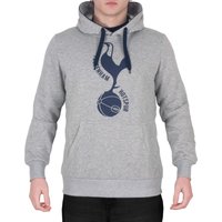 Tottenham Hotspur FC Men's Adults Hoodie in Grey | Size: 2XL