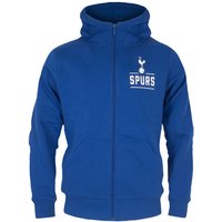 Tottenham Hotspur FC Boy's Kids Zip Hoodie in Blue | Size: 4-5 Years