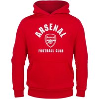 Arsenal FC Boy's Kids Hoodie in Red | Size: 10-11 Years