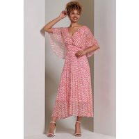Kyra Pleated Chiffon Maxi Dress Light