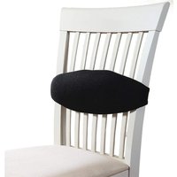 Adjustable Back Lumbar Supporting Chair Cushion Machine Washable Cover Measures H16 x W50 x D5.5cm