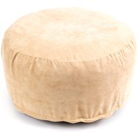 Inflatable Footrest Super Soft Faux Suede Pouffe Home Furniture