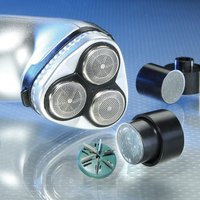Rotary shaver heads become blunt w use but theyre very expensive to replace. This little custom designed tool will restore your shaver