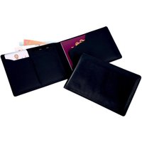 Leather Passport Sleeve Wallet RFID Protection