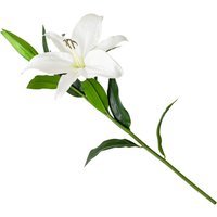 Artificial Casablanca Lily Flower Stem Faux Fake Silk Flower Indoor Home Floral Decoration Floral L60cm