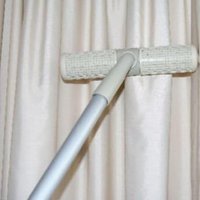 Fabric Cleaning Vacuum Attachment Durable Plastic Curtain & Soft Furnishing Cleaning Tool Fits Most Standard Nozzles