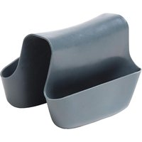 Double Kitchen Sink Tidy Flexible Cloth Sponge Scouring Pad Soap Holder Measures 11 x 9cm x 9 cm