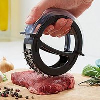 Rolling Meat Tenderiser Dishwasher Safe Food Preparation Kitchen Tool Plastic Handle & Stainless Steel Blades