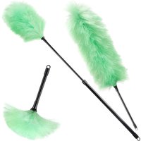 3 x Electrostatic Duster Mops Long Handle Extendable Synthetic Feather Dusters Home Cleaning Tools