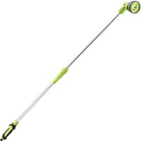 Watering Lance 1.4m Telescopic Garden Sprayer Nozzle Hose Pipe Attachment 8 Spray Patterns & Angle Adjusting Head