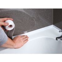 Waterproof Sealing Tape Impermeable Watertight PVC Seal Sinks Showers Windows Skirting Boards Counter Tops 38mm x 3.2m