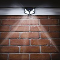 Solar Powered Sensor Security Light 1000 Lumen Waterproof Outdoor Garden Wall Light Measures 9.5 x 13 x 5cm x 13 x 5 cm