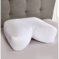 Recessed Side Sleeper Deeply Padded Pillow & Case Neck Shoulder & Spine Orthopaedic Support