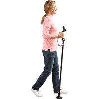 Good Posture Walking Cane Adjustable Height Mobility & Balance Aid Folding Walking Stick Which Prevents Stooping