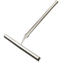 Telescopic Stainless Steel Squeegee Surface Cleaner Tool 26cm Rubber Blade Glass Tiles Plastic & More