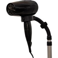 Hands Free Hair Dryer Stand Height & Angle Adjustable Hairdryer Holder Flexible Neck & Heavy Non Tipping Base 66x19x19cm