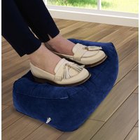 Inflatable Foot Cushion Lightweight Portable Supportive Cushion Resting Tired or Swollen Legs & Feet 15 x 35 x 27cm
