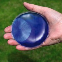 2 x Reusable Pocket or Hand Heat Pads Portable Circular Palm Sized Gel Click Instant Hand Warmers