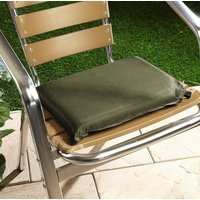 Self Inflating Seat Cushion Portable Roll Up Travel Camping Pillow Measures 37.5 x 28.5 x 3.5 Inflated