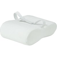 Memory Foam Leg Pillow Ergonomic Leg Raiser Cushion Washable Velour Cover & Elasticated Strap Measures H9 x W29 x D21cm