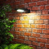 Solar Powered PIR Motion Sensor Street Lamp Style Wall Security Light 186 Lumen Outdoor Garden Wall Lighting 3m Detection