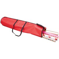 Wrapping Paper Storage Bag Gift Wrap Organiser Zip & Carry Handles Protects Christmas & Birthday Paper Bows Tags