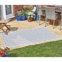 Alfresco Mat Water Resistant Outdoor Garden Geometric Pattern Rug cm x 180 cm