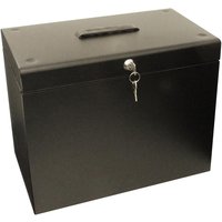 Metal Lockable A4 File Box 5 Suspension Files
