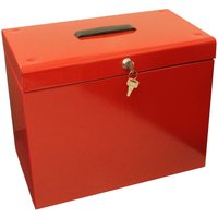 Metal Lockable A4 File Box 5 Suspension Files