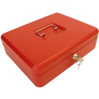 Lockable 12" Cash Box Note & Coin Tray Lock & Carry Handle