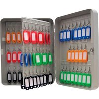 Lockable Wall Mounted Key Cabinet Hook Numbers & Key Tags
