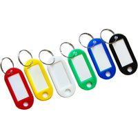 100 x Key Tags Sliding Cover & Writeable Label