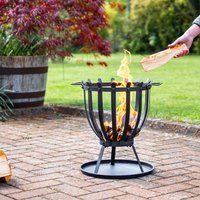 El Clasico Fire Basket Handles Outdoor Wood Burner Pit Bowl